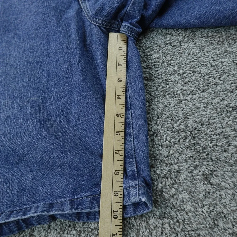 Wrangler‎ Shorts Mens 44 Dark Blue Denim Jean Jorts Carpenter Utility Work Skate